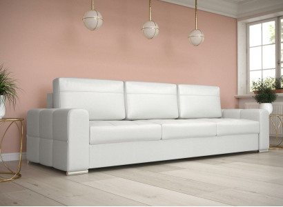 Polster Modern Textil Stoff Sofas Dreisitzer Sofa 3 Sitzer Bettfunktion Design